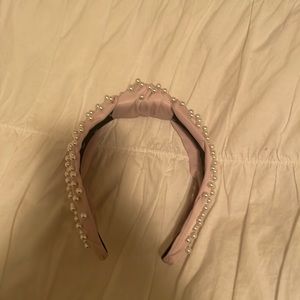 SCL x lele sadoughi lilac pearl headband